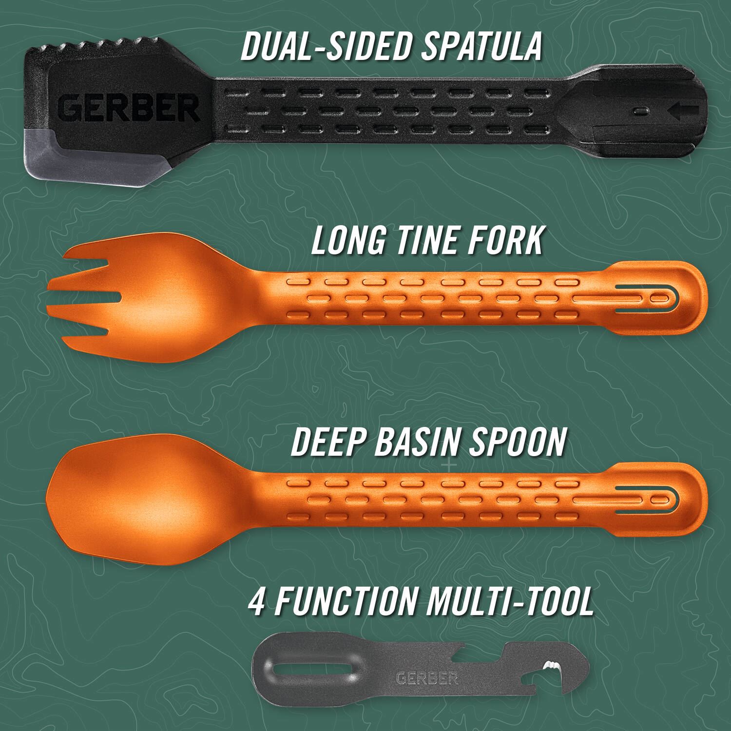 ComplEAT Utensil Set - Burnt Orange - Image 2